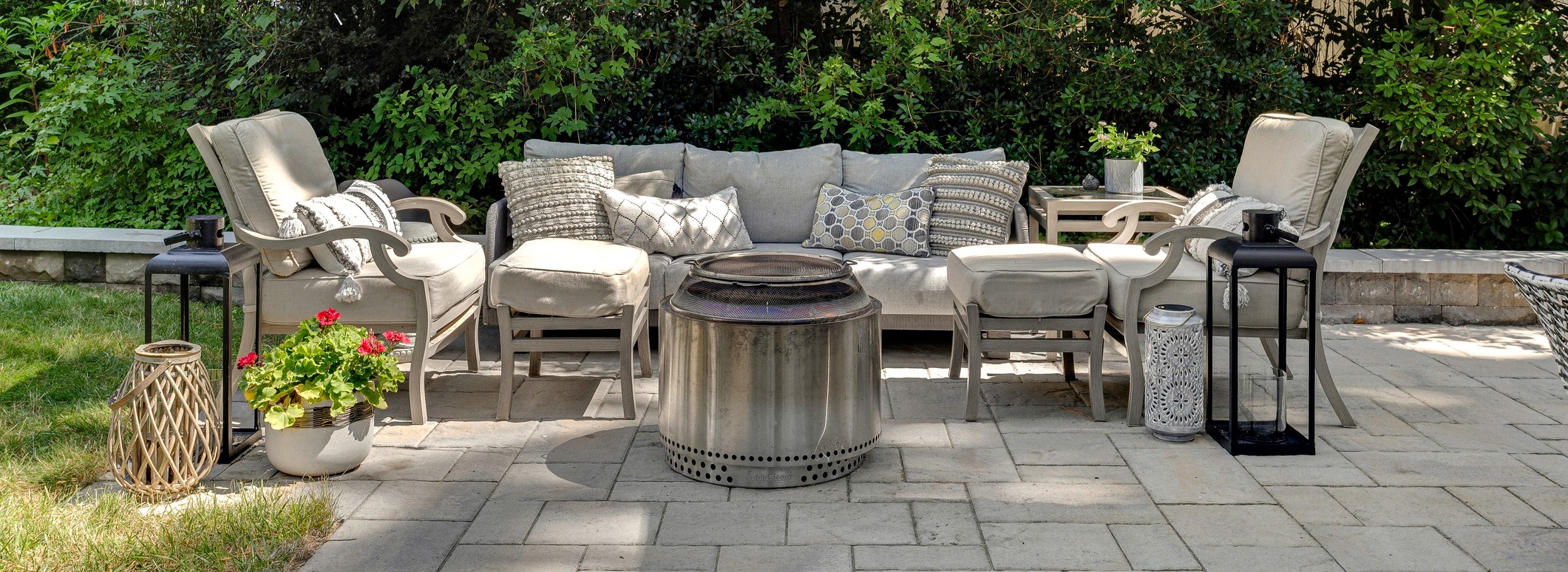 pristine backyard patio
